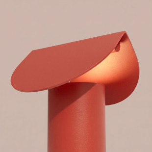Lampa biurkowa BISCUIT czerwona LED 3000K Thoro
