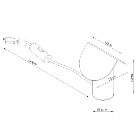 Lampa biurkowa BISCUIT żółta LED 3000K Thoro