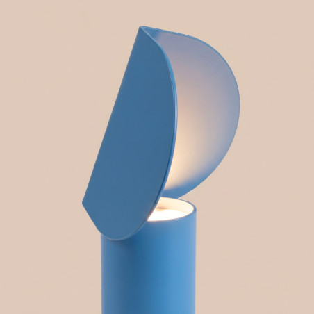 Lampa biurkowa BISCUIT błękitna LED 3000K Thoro