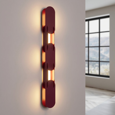 Kinkiet CHAIN 91 burgund LED 3000K Thoro