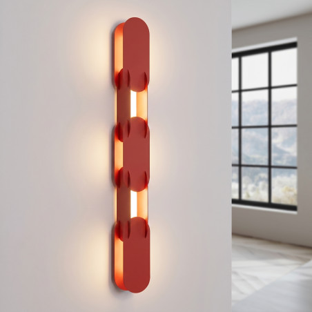 Kinkiet CHAIN 91 czerwony LED 3000K Thoro