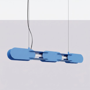 Lampa wisząca CHAIN 91 błękitna LED 3000K Thoro