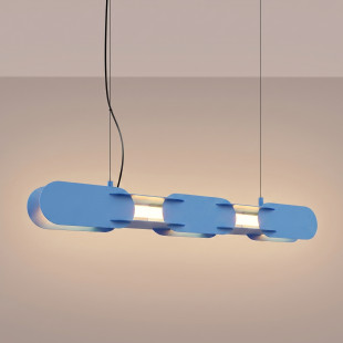 Lampa wisząca CHAIN 91 błękitna LED 3000K Thoro