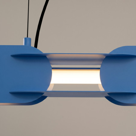 Lampa wisząca CHAIN 91 błękitna LED 3000K Thoro