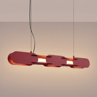 Lampa wisząca CHAIN 91 burgund LED 3000K Thoro