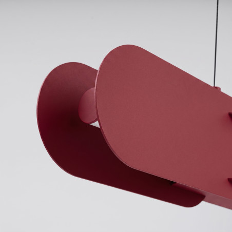 Lampa wisząca CHAIN 91 burgund LED 3000K Thoro