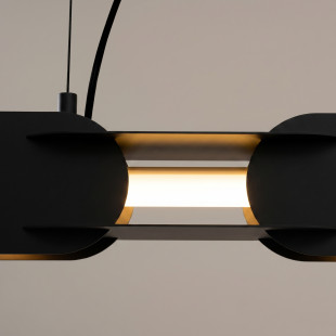 Lampa wisząca CHAIN 91 czarna LED 3000K Thoro