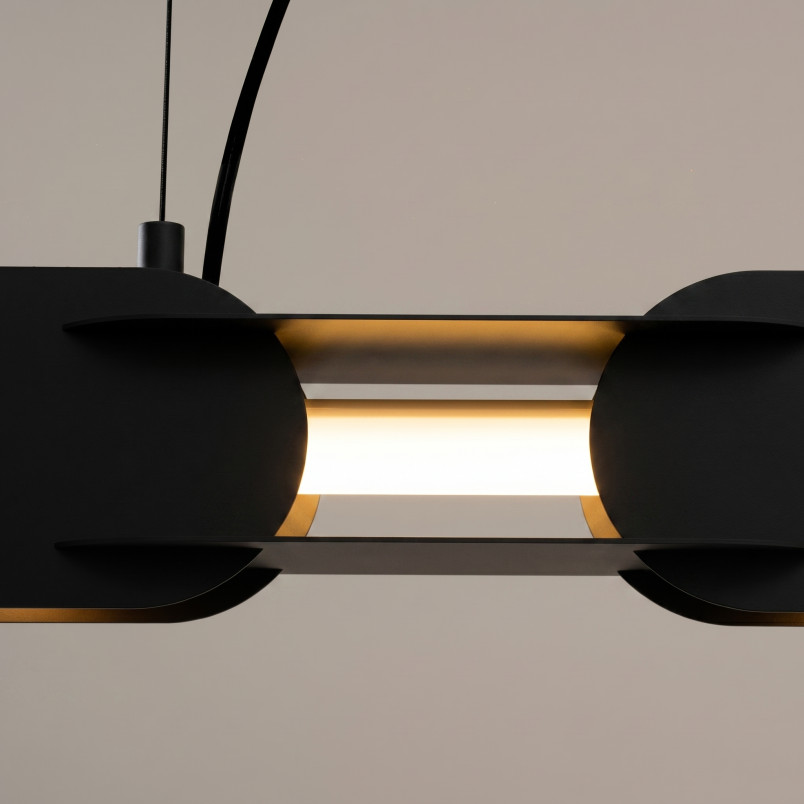 Lampa wisząca CHAIN 91 czarna LED 3000K Thoro