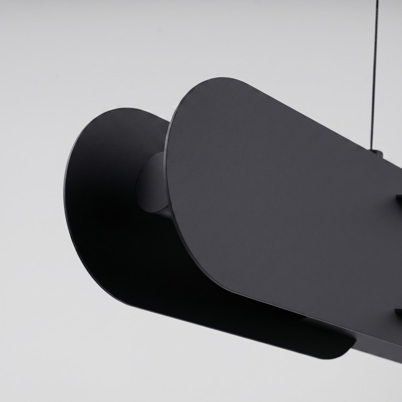 Lampa wisząca CHAIN 91 czarna LED 3000K Thoro