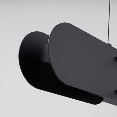 Lampa wisząca CHAIN 91 czarna LED 3000K Thoro