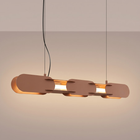 Lampa wisząca CHAIN 91 mocca LED 3000K Thoro