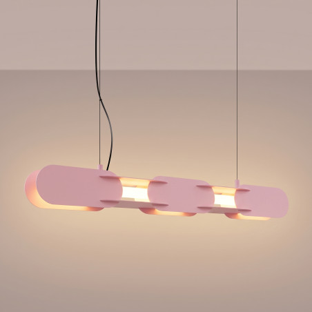 Lampa wisząca CHAIN 91 różowa LED 3000K Thoro
