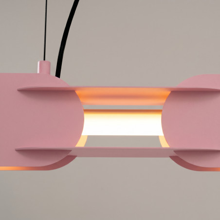 Lampa wisząca CHAIN 91 różowa LED 3000K Thoro