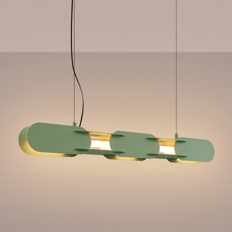 Lampa wisząca CHAIN 91 szałwiowa LED 3000K Thoro