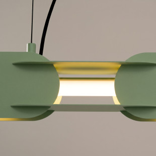 Lampa wisząca CHAIN 91 szałwiowa LED 3000K Thoro