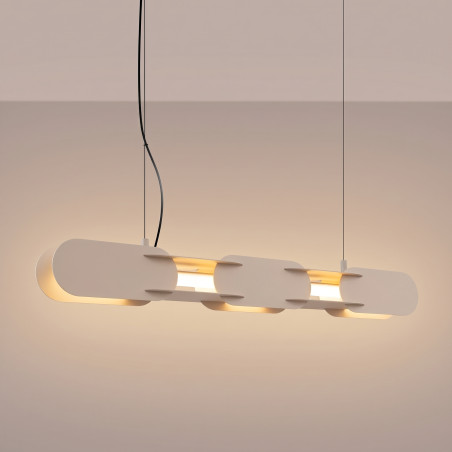 Lampa wisząca CHAIN 91 taupe LED 3000K Thoro