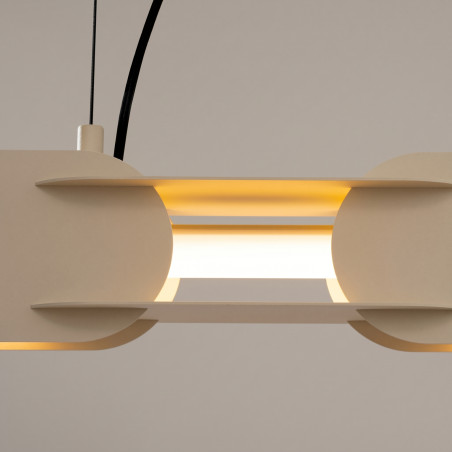 Lampa wisząca CHAIN 91 taupe LED 3000K Thoro