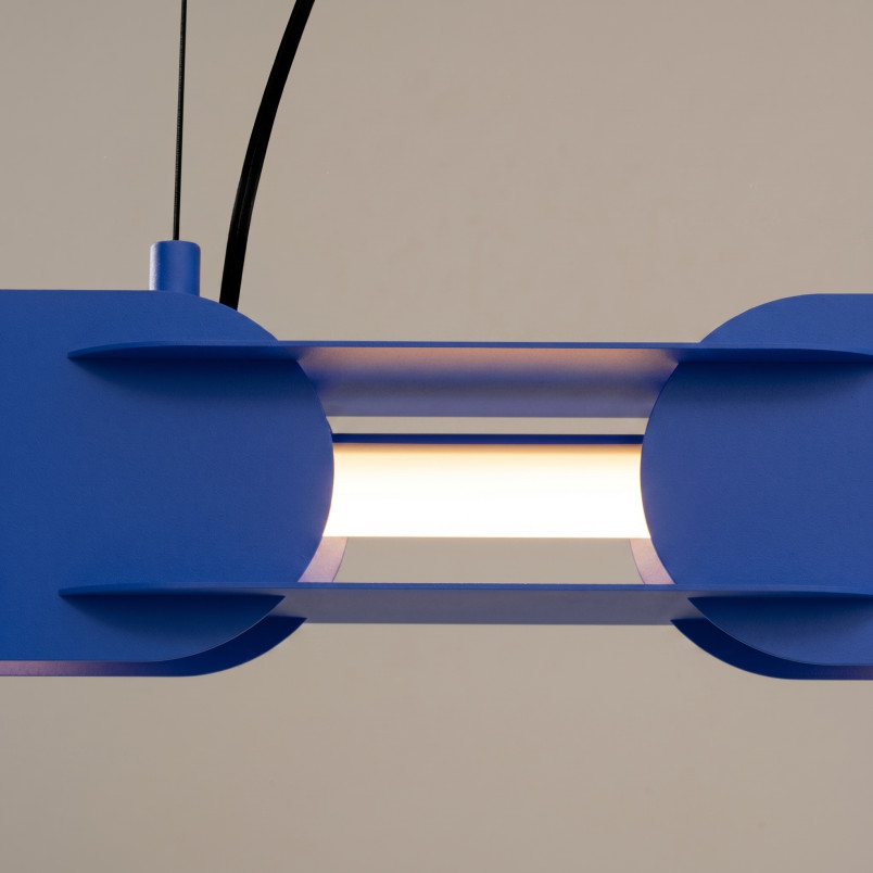 Lampa wisząca CHAIN 91 ultramaryna LED 3000K Thoro