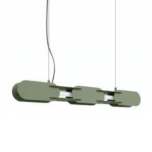 Lampa wisząca CHAIN 91 zielona oliwka LED 3000K Thoro