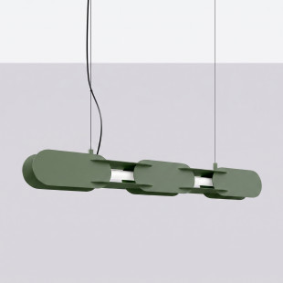 Lampa wisząca CHAIN 91 zielona oliwka LED 3000K Thoro