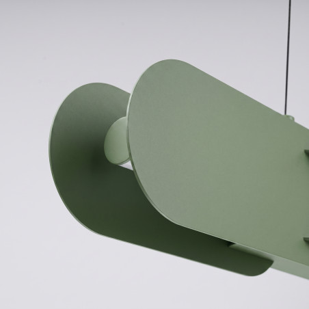 Lampa wisząca CHAIN 91 zielona oliwka LED 3000K Thoro