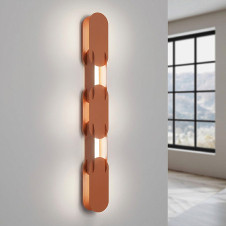Kinkiet CHAIN 91 ochra czerwona LED 4000K Thoro