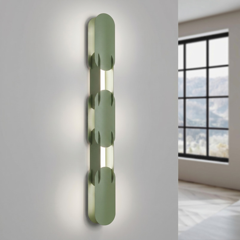 Kinkiet CHAIN 91 zielony oliwkowy LED 4000K Thoro