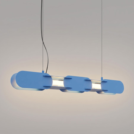 Lampa wisząca CHAIN 91 błękitna LED 4000K Thoro