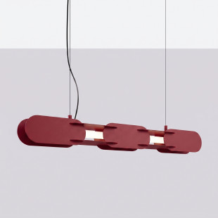 Lampa wisząca CHAIN 91 burgund LED 4000K Thoro