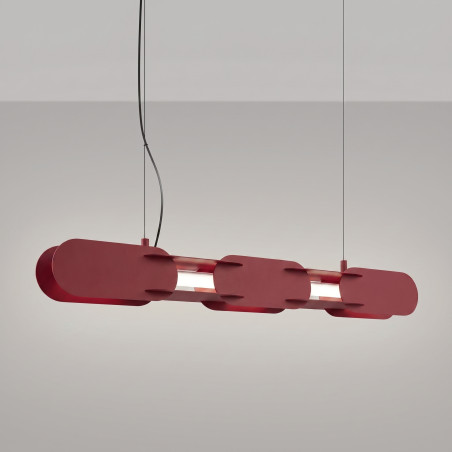 Lampa wisząca CHAIN 91 burgund LED 4000K Thoro