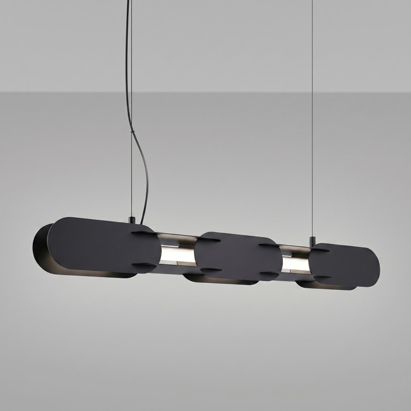Lampa wisząca CHAIN 91 czarna LED 4000K Thoro