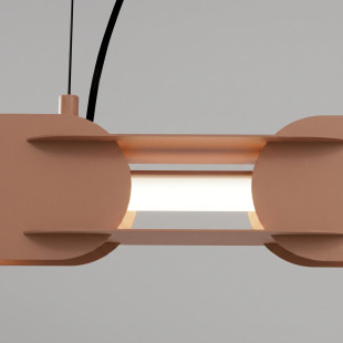 Lampa wisząca CHAIN 91 mocca LED 4000K Thoro