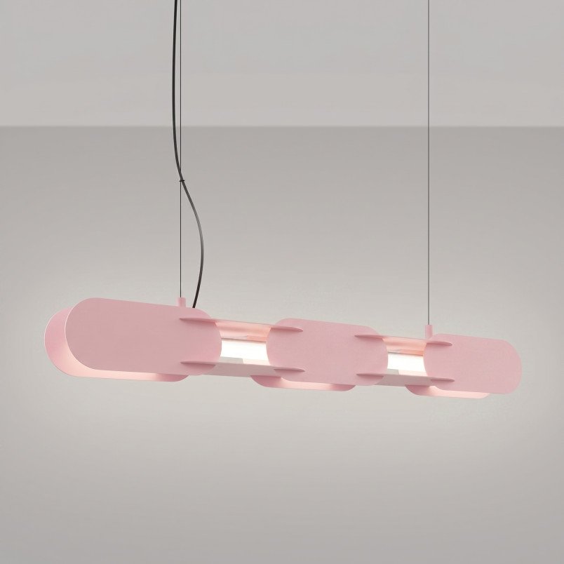 Lampa wisząca CHAIN 91 różowa LED 4000K Thoro