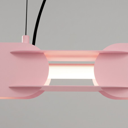 Lampa wisząca CHAIN 91 różowa LED 4000K Thoro