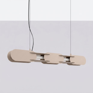Lampa wisząca CHAIN 91 taupe LED 4000K Thoro