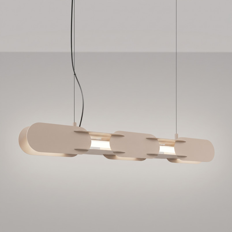 Lampa wisząca CHAIN 91 taupe LED 4000K Thoro