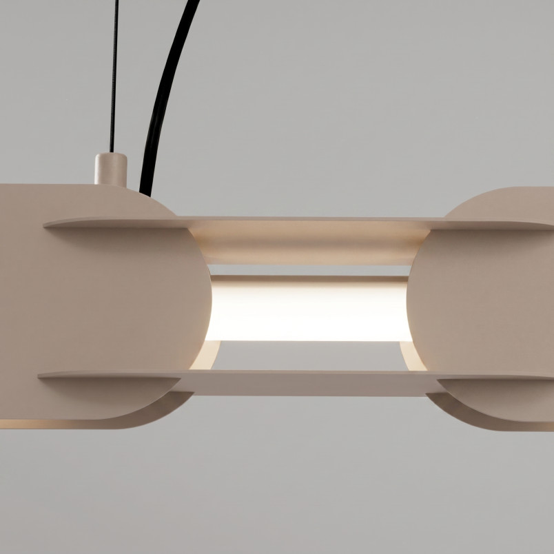 Lampa wisząca CHAIN 91 taupe LED 4000K Thoro