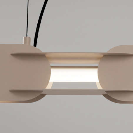 Lampa wisząca CHAIN 91 taupe LED 4000K Thoro