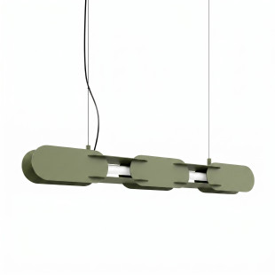 Lampa wisząca CHAIN 91 zielona oliwka LED 4000K Thoro