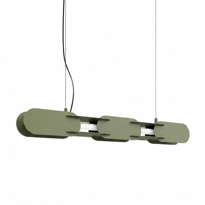 Lampa wisząca CHAIN 91 zielona oliwka LED 4000K Thoro