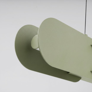 Lampa wisząca CHAIN 91 zielona oliwka LED 4000K Thoro