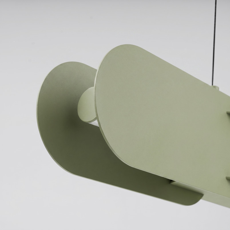 Lampa wisząca CHAIN 91 zielona oliwka LED 4000K Thoro