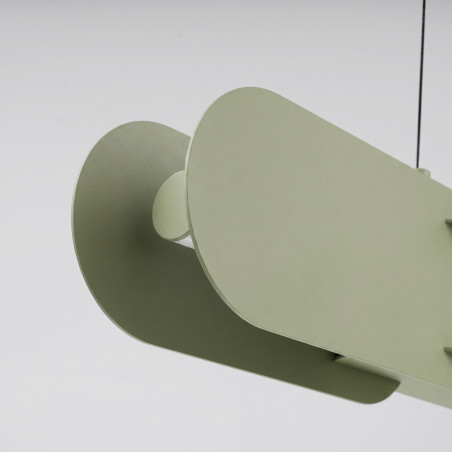 Lampa wisząca CHAIN 91 zielona oliwka LED 4000K Thoro