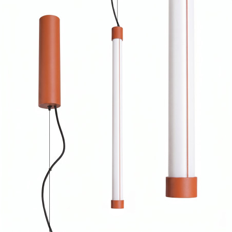 Lampa wisząca TRANG 50 ochra czerwona LED 3000K Thoro