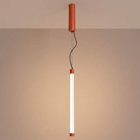 Lampa wisząca TRANG 50 ochra czerwona LED 3000K Thoro