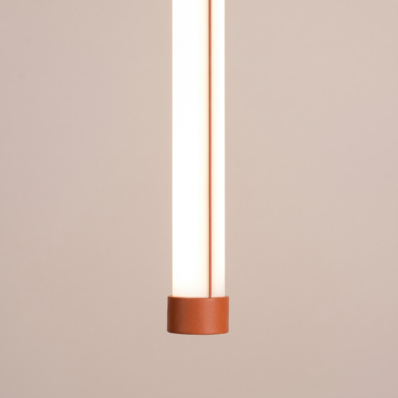 Lampa wisząca TRANG 50 ochra czerwona LED 3000K Thoro