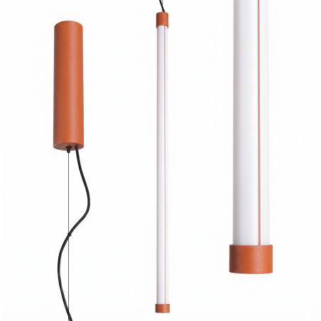 Lampa wisząca TRANG 75 ochra czerwona LED 3000K Thoro
