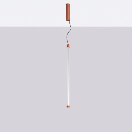 Lampa wisząca TRANG 75 ochra czerwona LED 3000K Thoro
