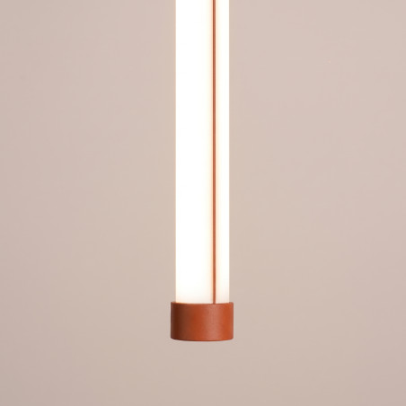 Lampa wisząca TRANG 75 ochra czerwona LED 3000K Thoro