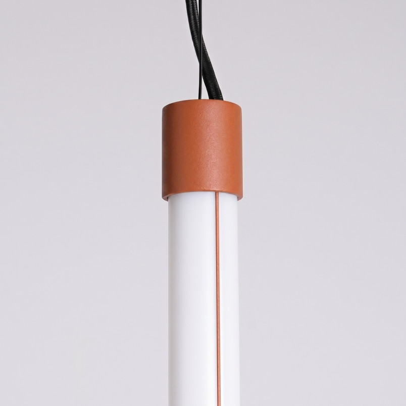 Lampa wisząca TRANG 75 ochra czerwona LED 3000K Thoro